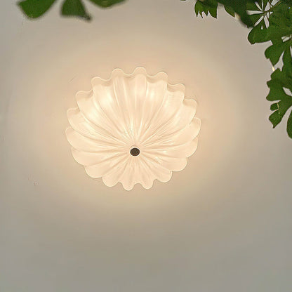 Elegant Vit Glaskrona