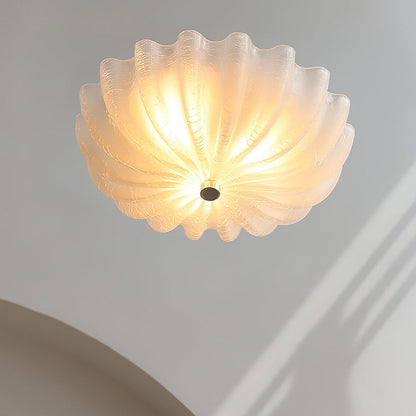 Elegant Vit Glaskrona