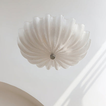 Elegant Vit Glaskrona