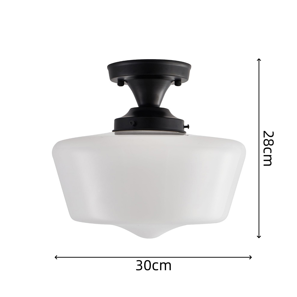 Bauhaus Crème Messing Taklampa för Hallen