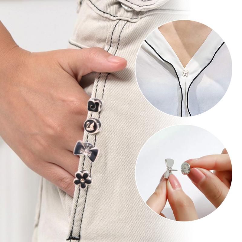 Carvallo – Diskret knappstängning utan sömnad (10-pack)