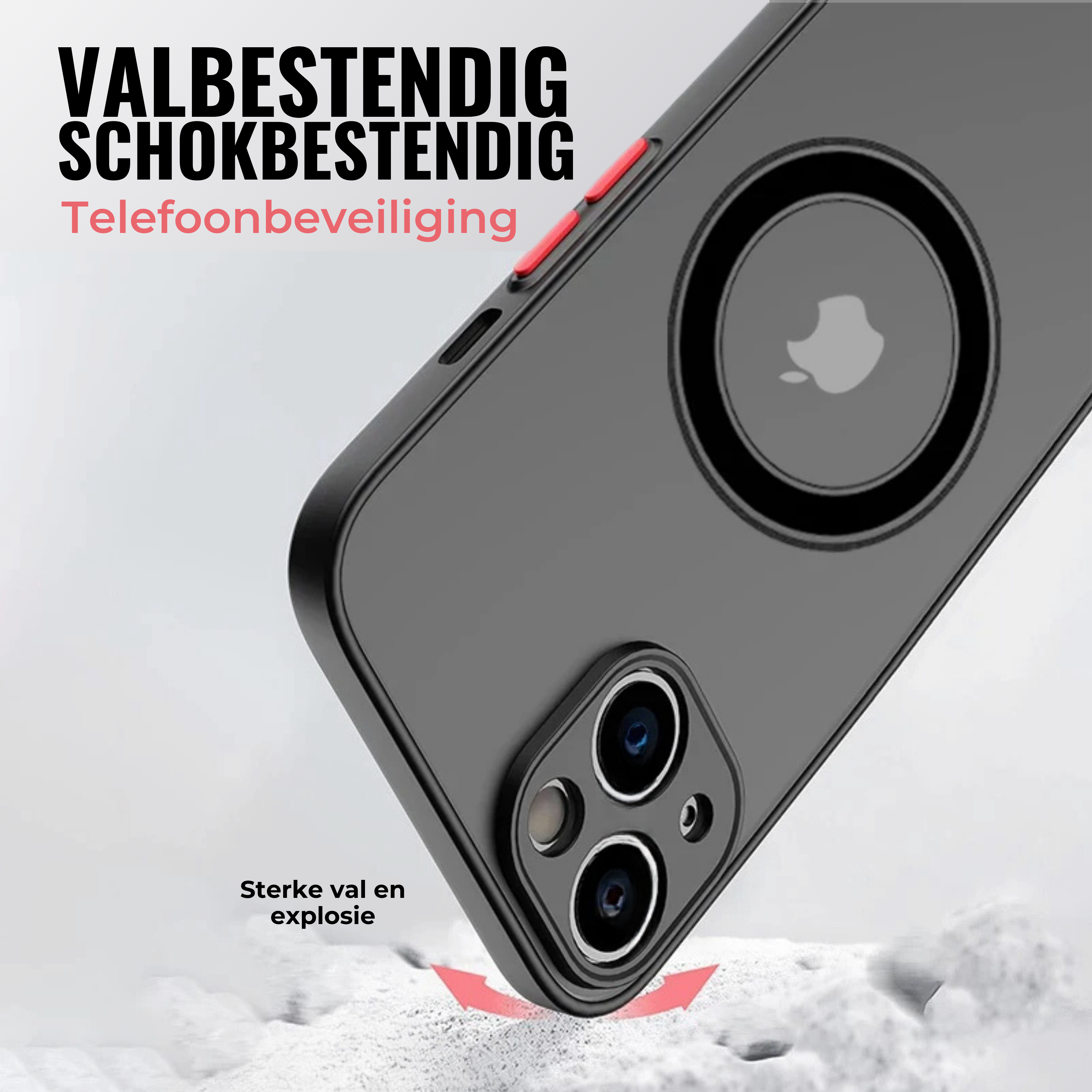 Carvallo MagSafe mobilskal | Slank &amp; Stötbeständig | Magnetisk &amp; Stilig | Optimerad för trådlös laddning