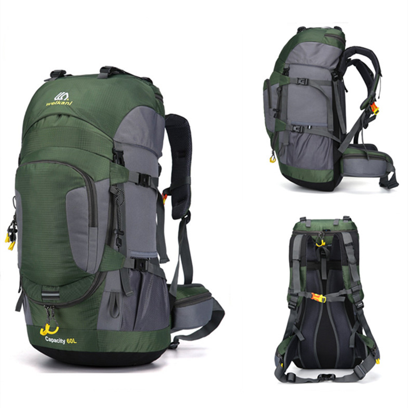 Carvallo Rucksack DryHike 60L | Vattentät & Robust | Ergonomiskt bärsystem | För vandring & camping