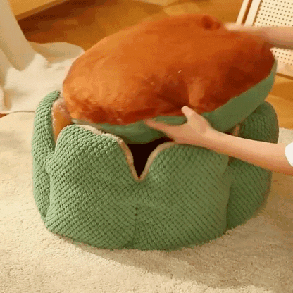 Cactus Thron Pet Bed - Stimulerar sömnkomforten