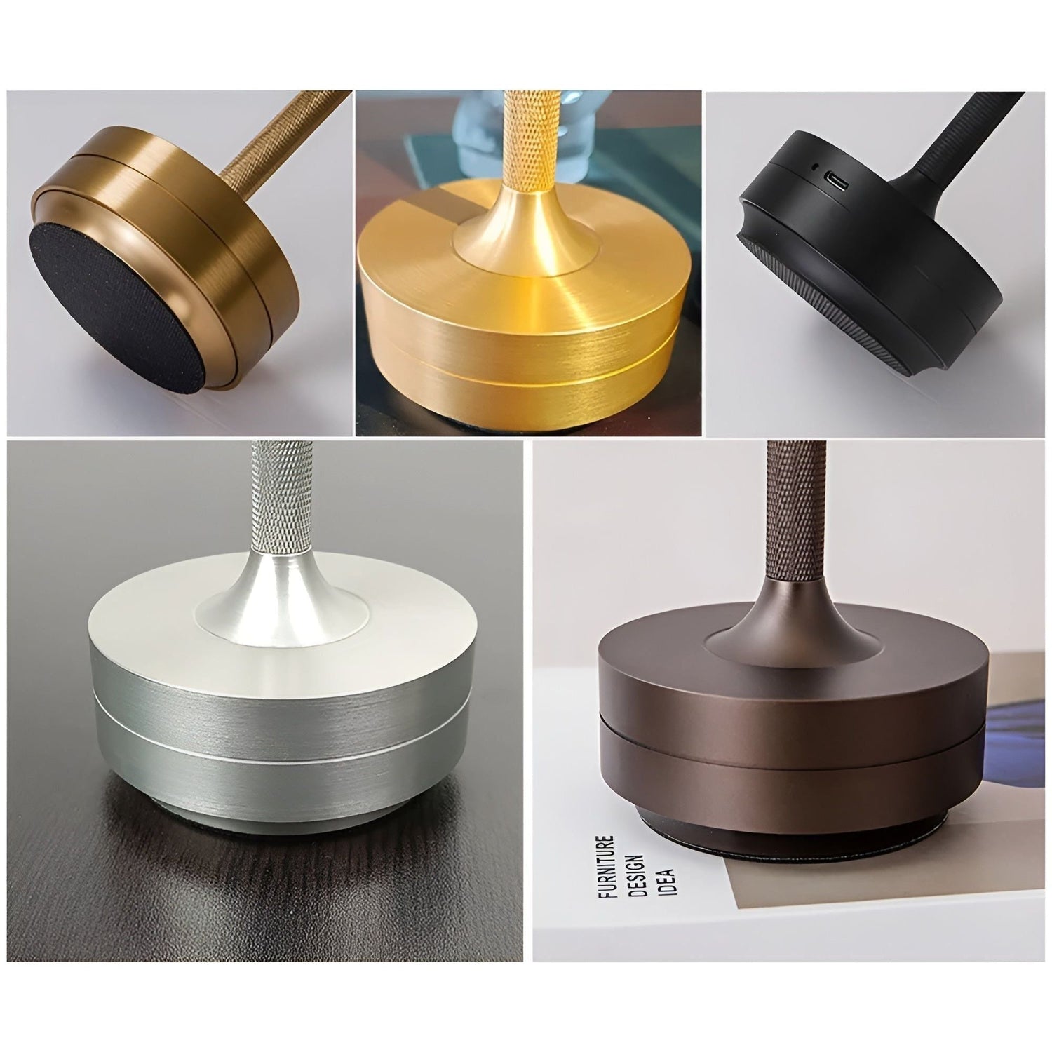 CandleBreeze Lampa - Trådlös uppladdningsbar bordslampa - Hem- och utomhuscampinglampa