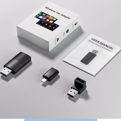 Trådlös CarPlay-adapter för iPhone och Android