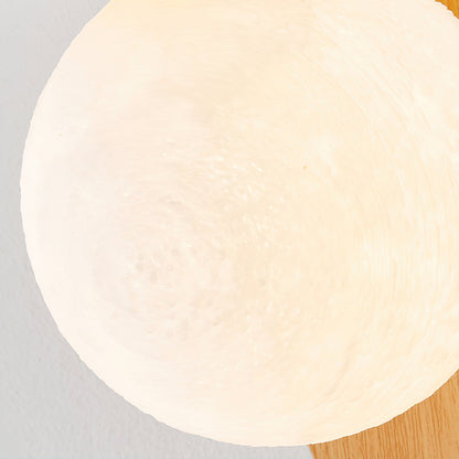 AuraWood Light – Retro trä-akrylglas LED vägglampa