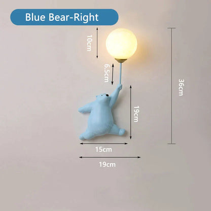 KinderDroom - Tecknad Vägglampa för Barn