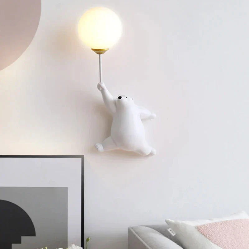 KinderDroom - Tecknad Vägglampa för Barn