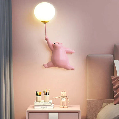 KinderDroom - Tecknad Vägglampa för Barn