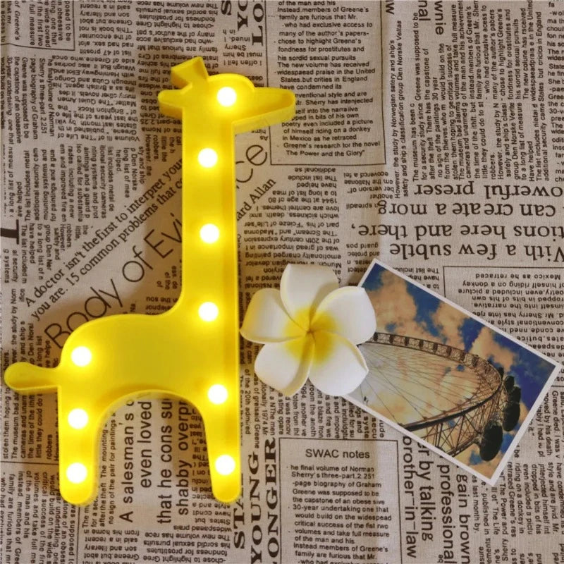 JungleFlare - Djur Bordslampa