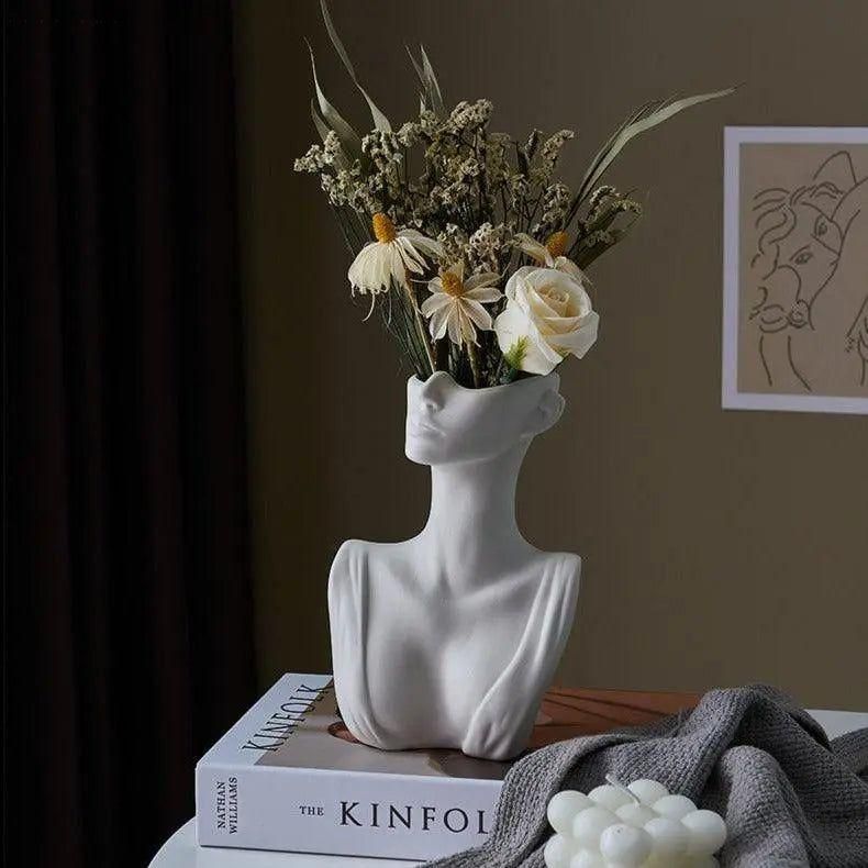 Cera - Modern konstnärlig büste vas