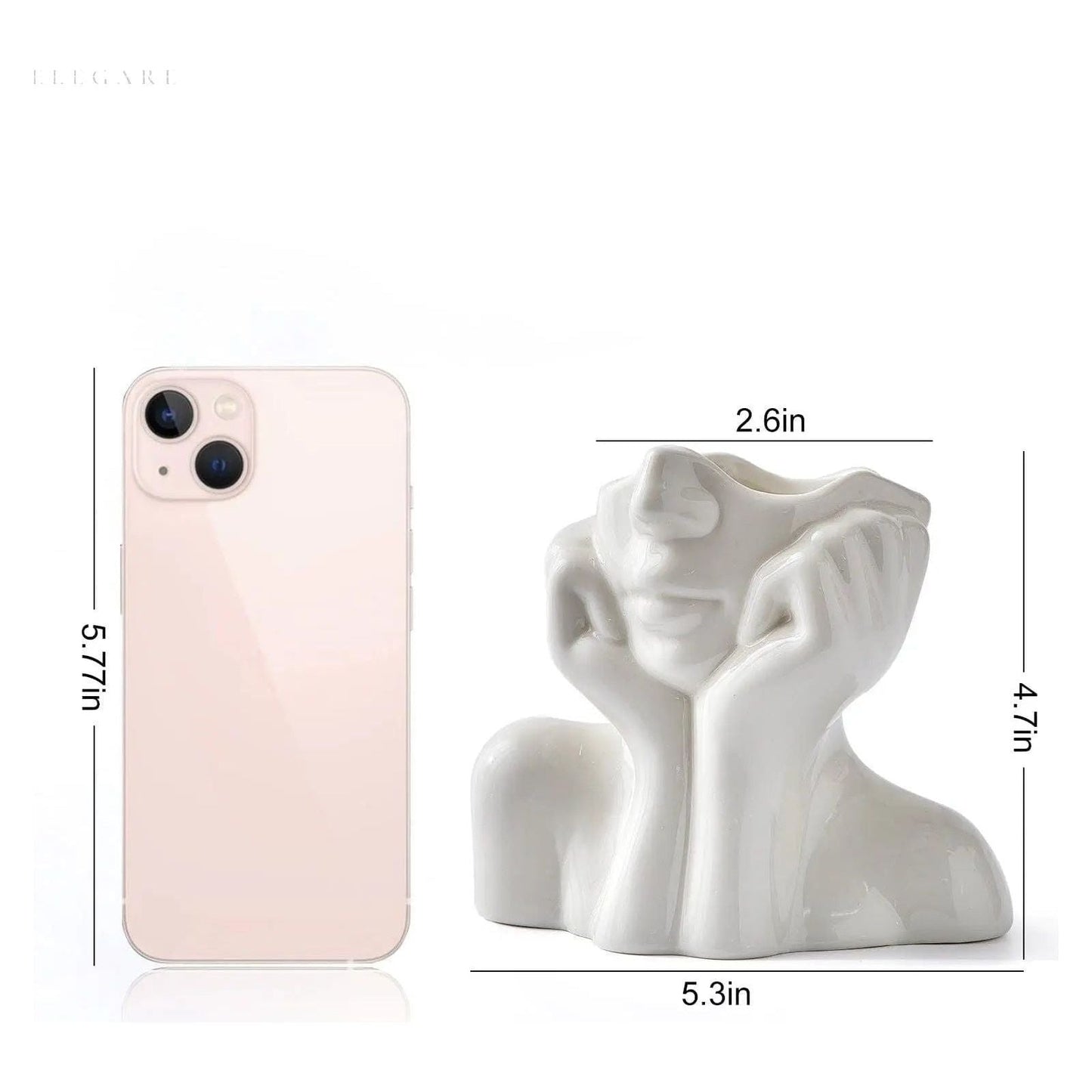 Cera - Modern konstnärlig büste vas