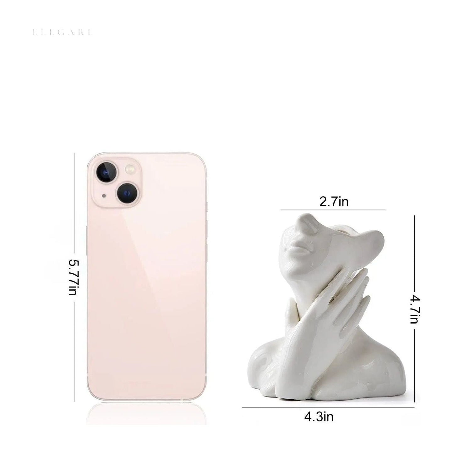 Cera - Modern konstnärlig büste vas