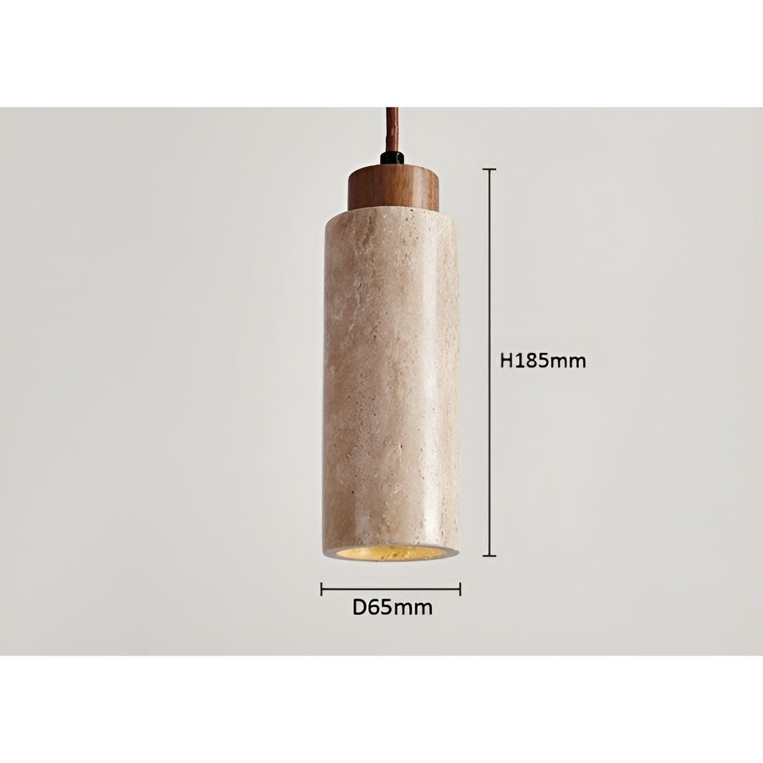 Nordic GlowStone - Wabi Sabi Japansk Drop Light Taklampa