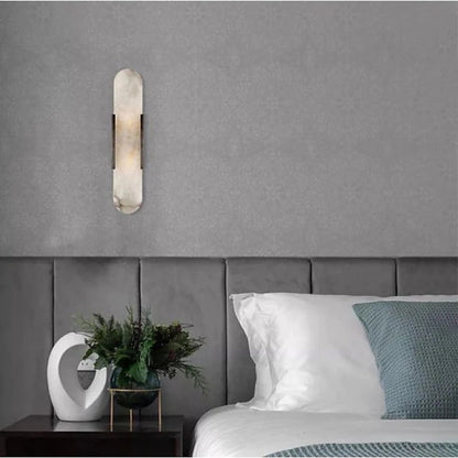 Chen LED Vägglampa Svart/Guld - Matsal/Recension - Metall/Dolomit