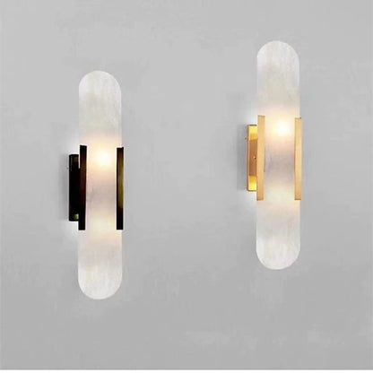 Chen LED Vägglampa Svart/Guld - Matsal/Recension - Metall/Dolomit