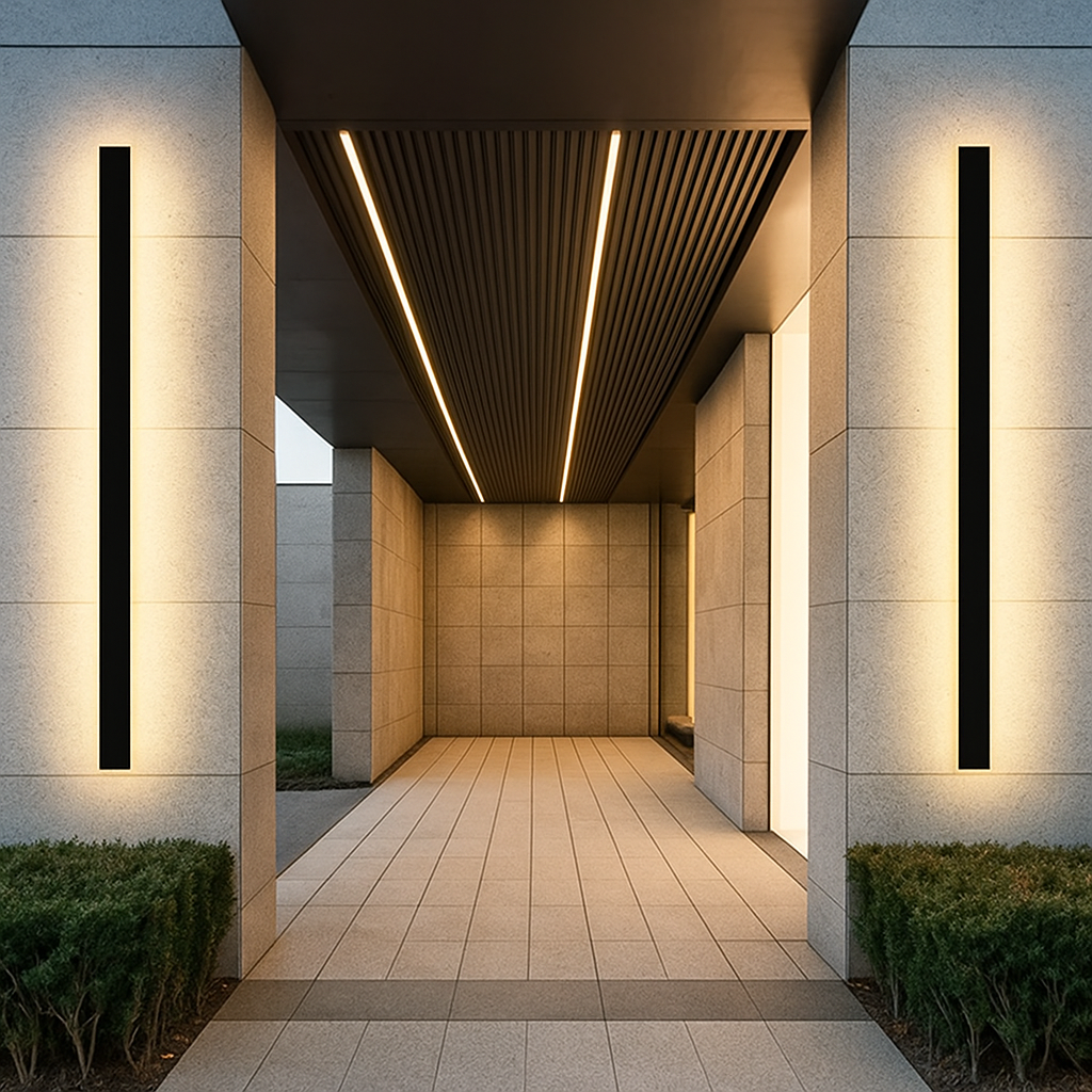 Vägglampa Modern Utomhus LED Vägglampa