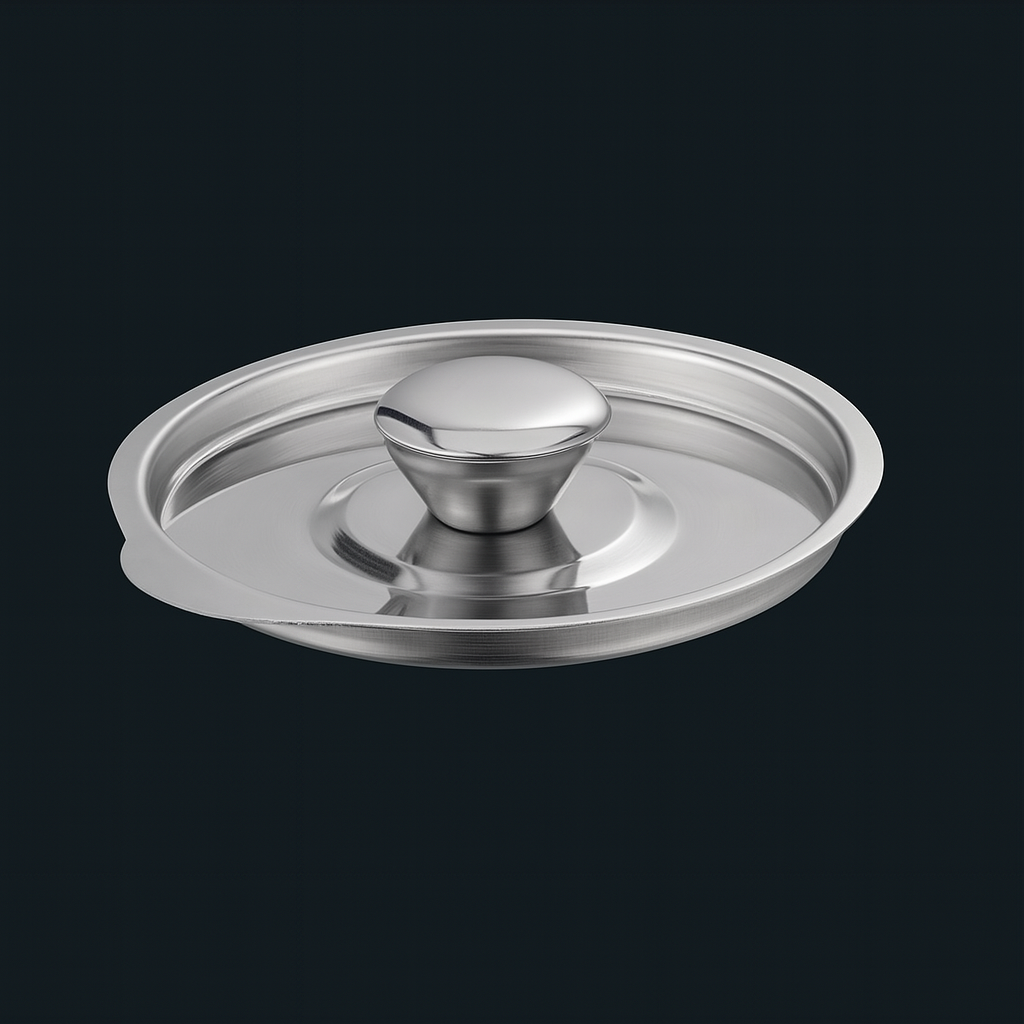 Royallure 304 rostfritt stål djup fritös med sil för kyckling och mer