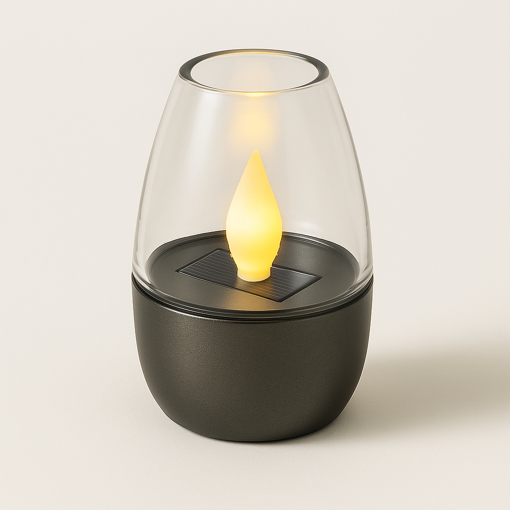 Solar Utomhusljus | Varm Vit LED | Vattentålig IP44 | 6–8h Drifttid | Ingen Viktättning