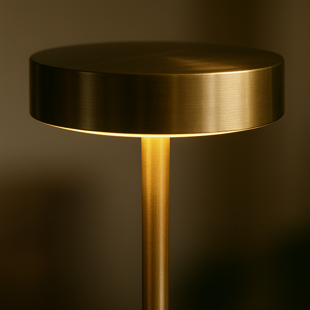 Modern Touch LED-lampa | USB-laddningsbar | Varm, neutral och kall ljus | Sladdlös metallbordslampa