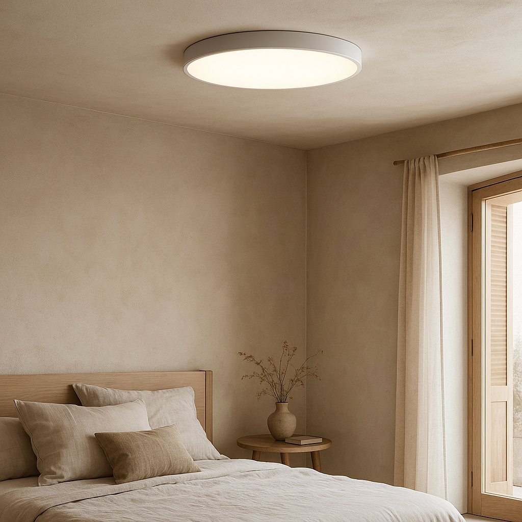 Ultra-tunn LED taklampa | 12" inbyggd | 1" tunn profil | LED