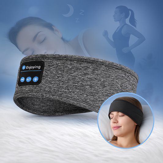 Bluetooth Sömnheadset med Mjukt Huvudband