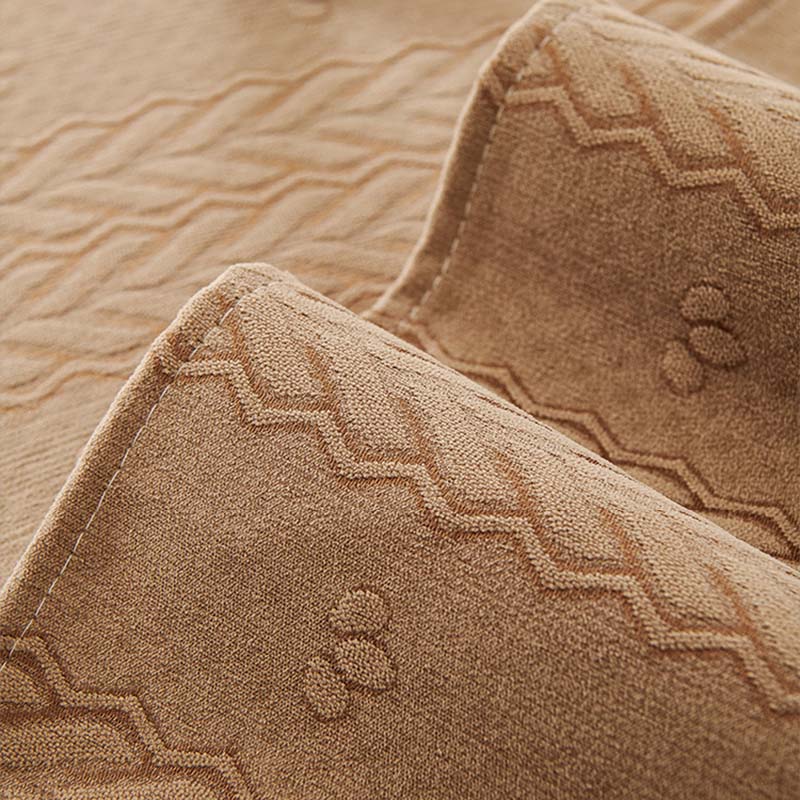 Chenille Veteörontryckt Andningsbar Halkfri Sofföverdrag