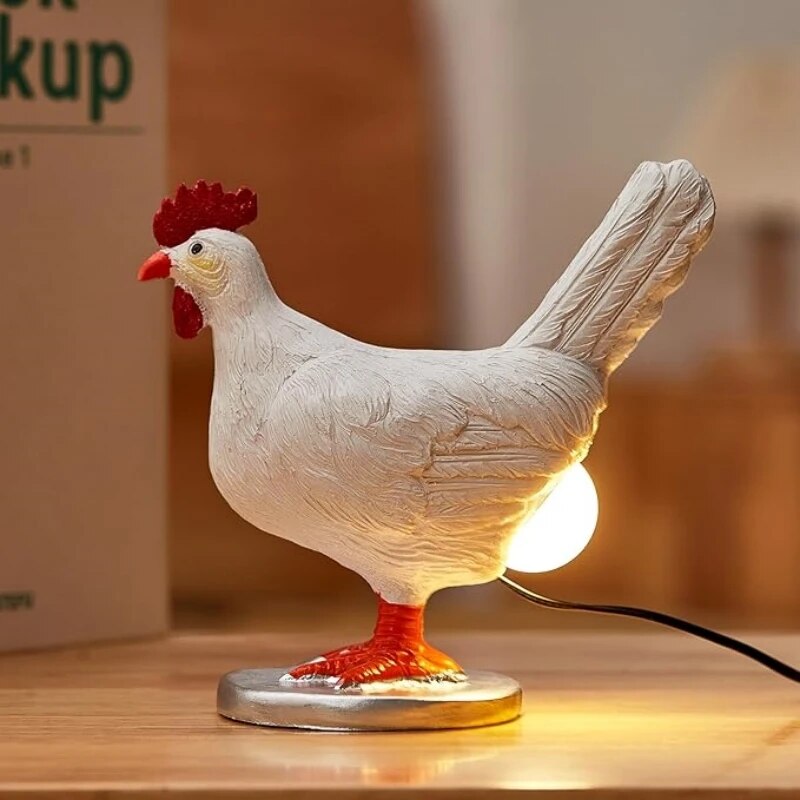 Söt &amp; Rolig Kyckling Bordslampa