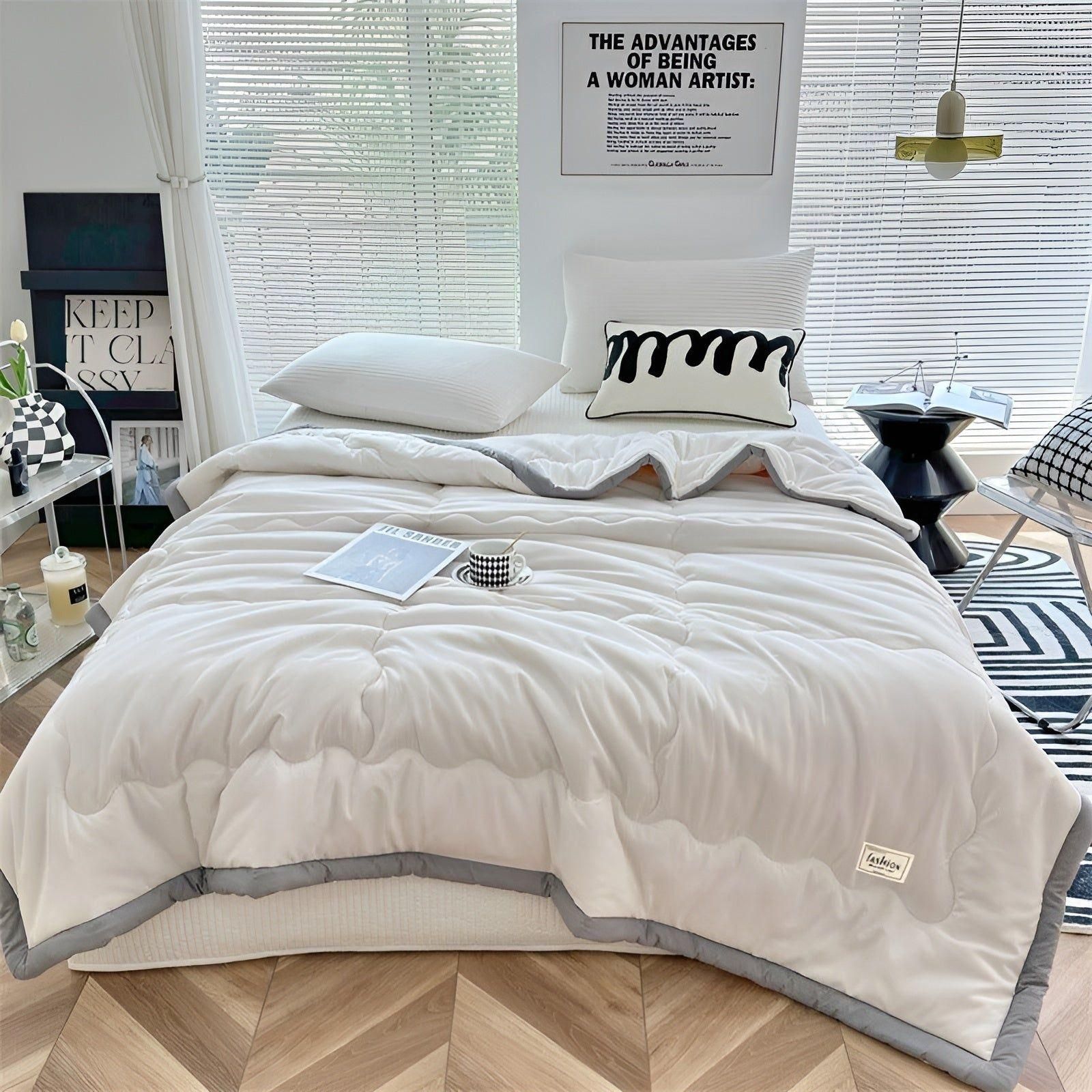 BreezyDreams Täcke - Fuzzy svala sommartäcke