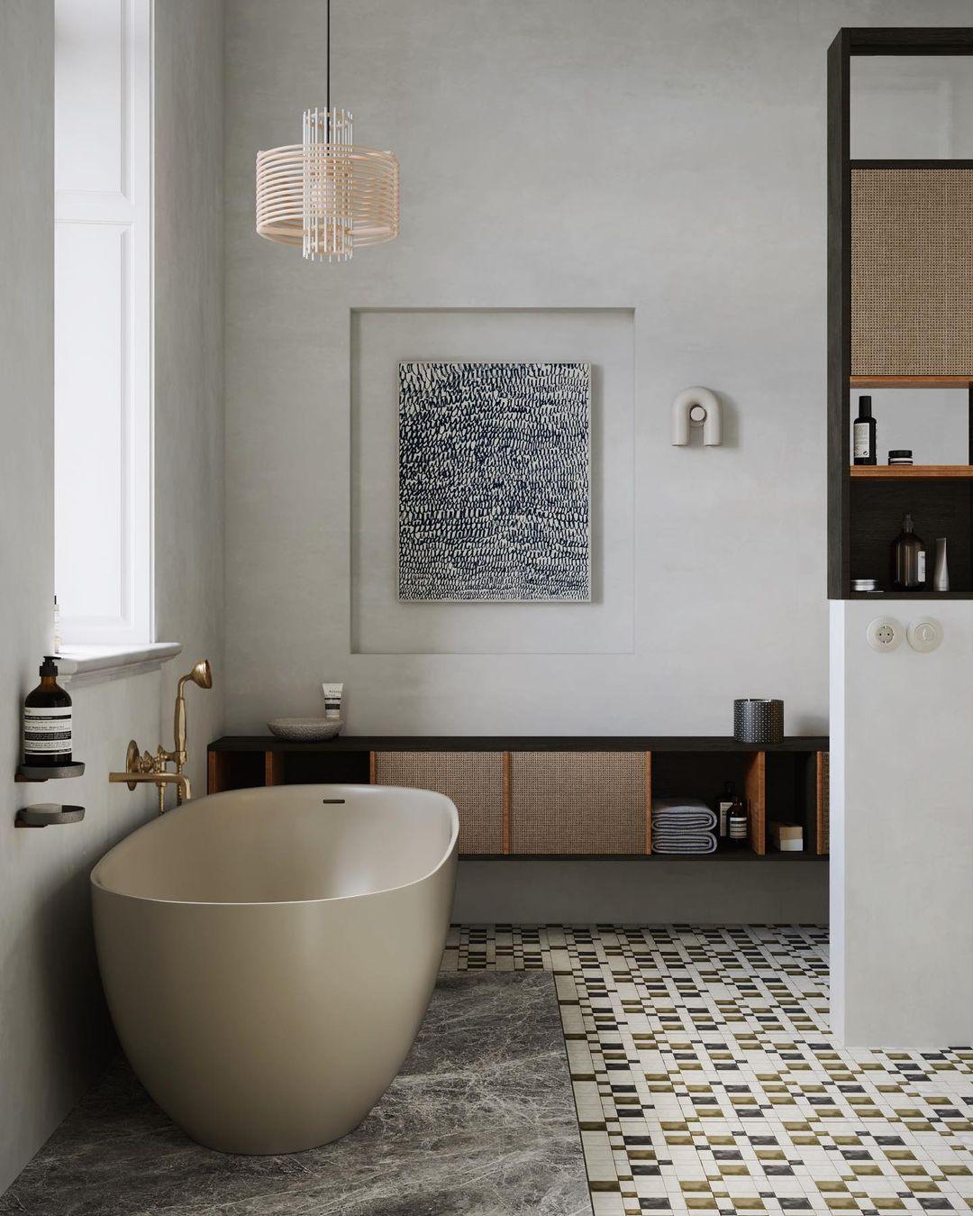 Samtida U-formad Vägglampa