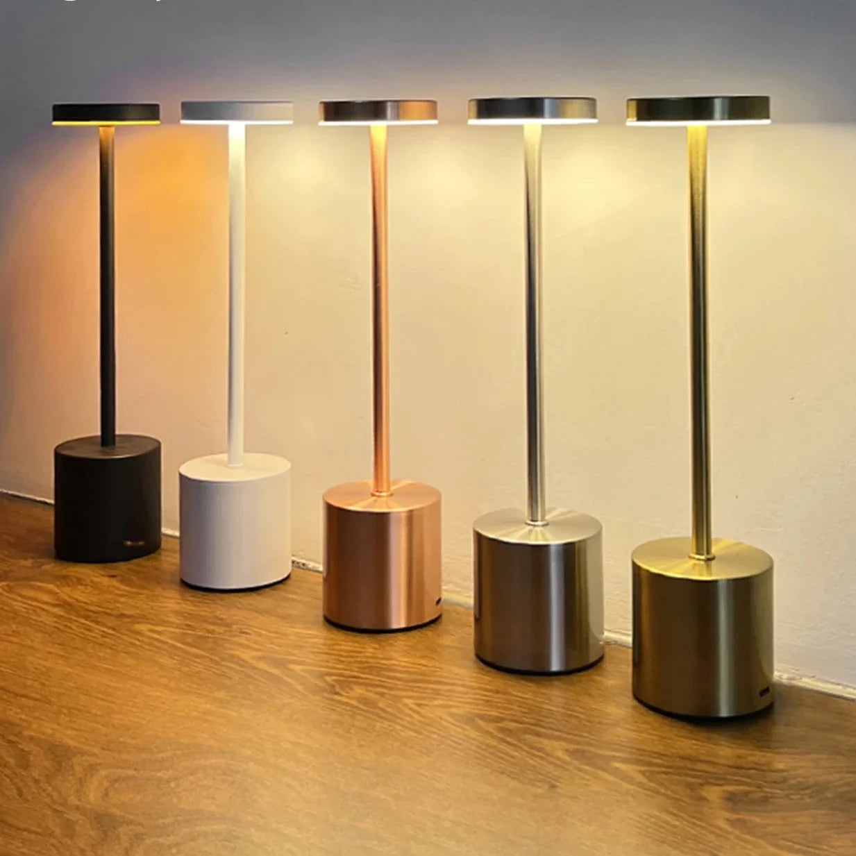 Lumora Classic Trådlampa - Touch Sensor LED Skrivbordslampa med 3 Justerbara Färgtemperaturer