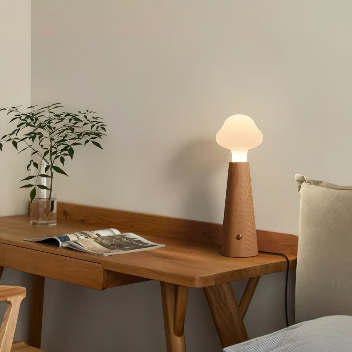 LumeAura - LED Bordslampa med Poetisk Design – Modern Dekorativ Lampa