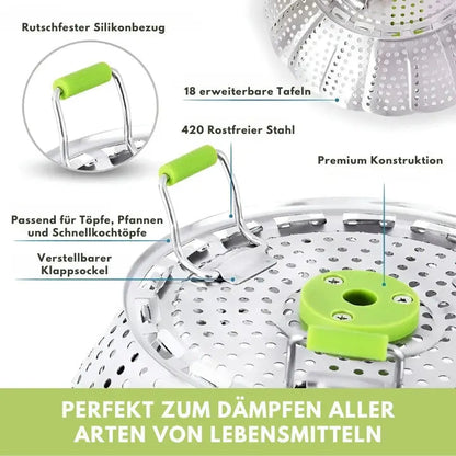 Carvallo - faltbar sömlös ångkokare