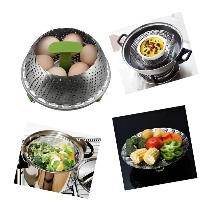 Carvallo - faltbar sömlös ångkokare