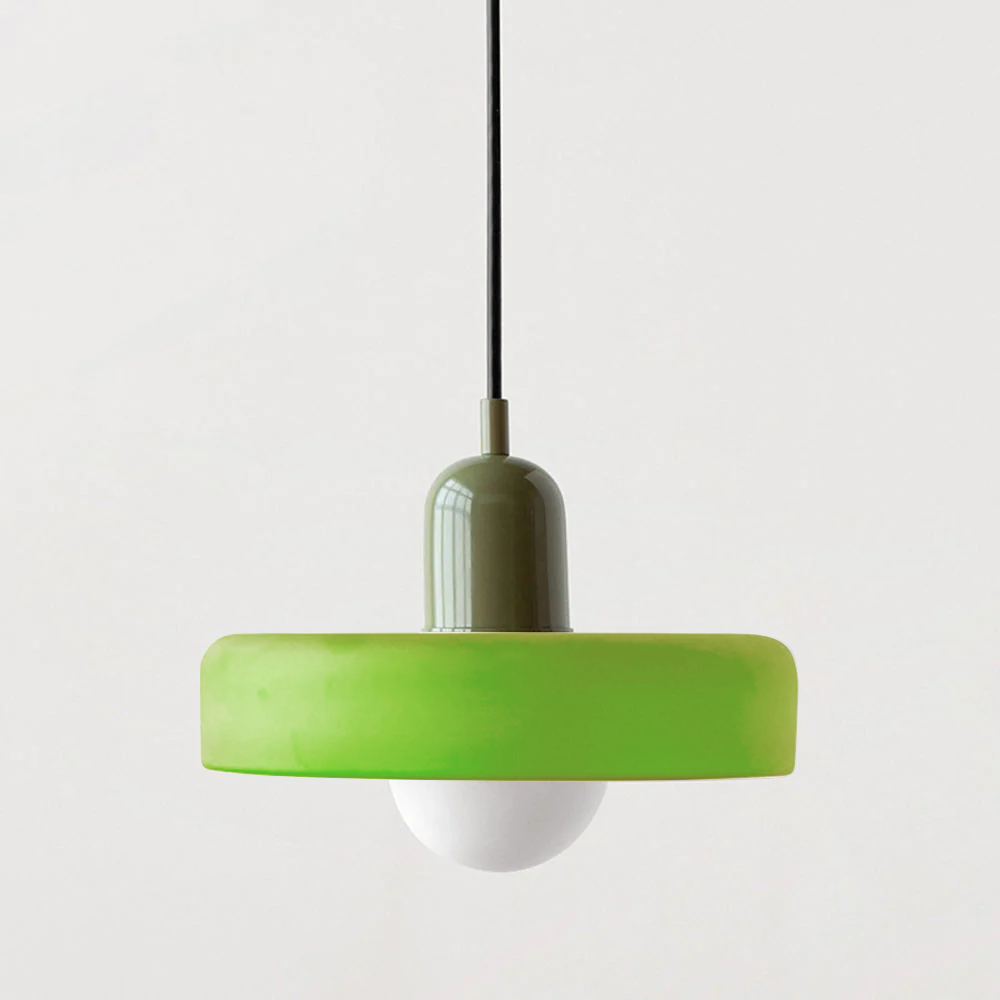 Bauhaus Färgglad Glas Hänglampa