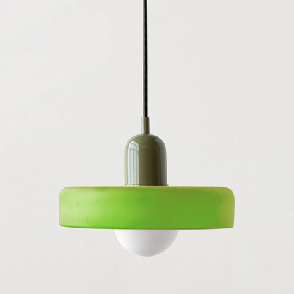 Bauhaus Inspired Colorful Glass Pendant Lamp