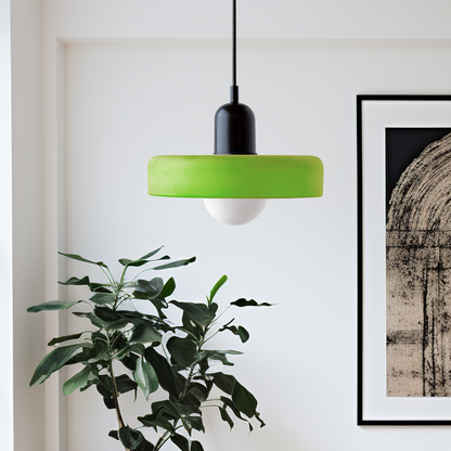 Bauhaus Färgglad Glas Hänglampa