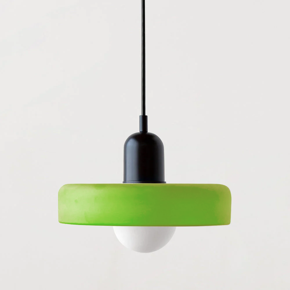 Bauhaus Färgglad Glas Hänglampa