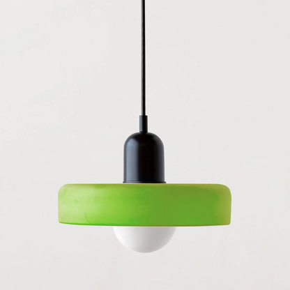 Bauhaus Färgglad Glas Hänglampa