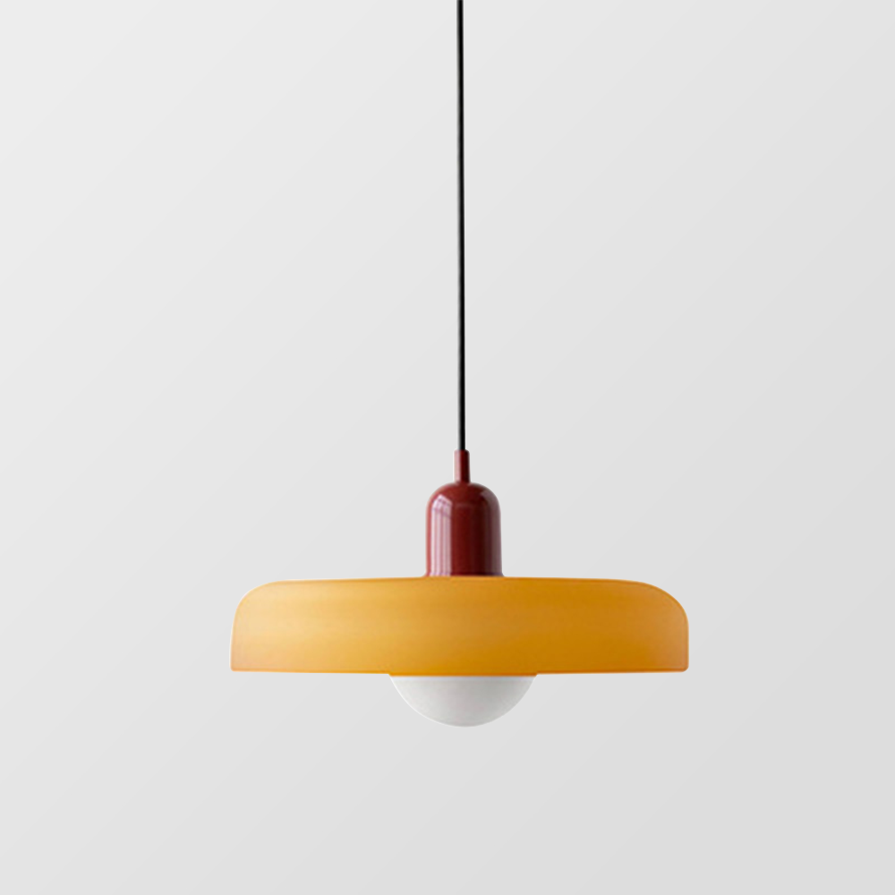 Bauhaus Färgglad Glas Hänglampa