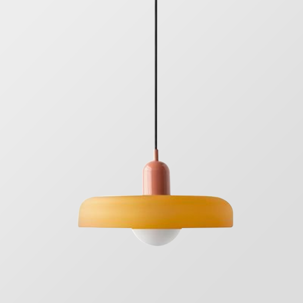 Bauhaus Färgglad Glas Hänglampa