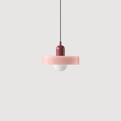 Bauhaus Inspired Colorful Glass Pendant Lamp