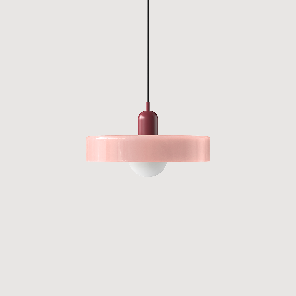 Bauhaus Inspired Colorful Glass Pendant Lamp