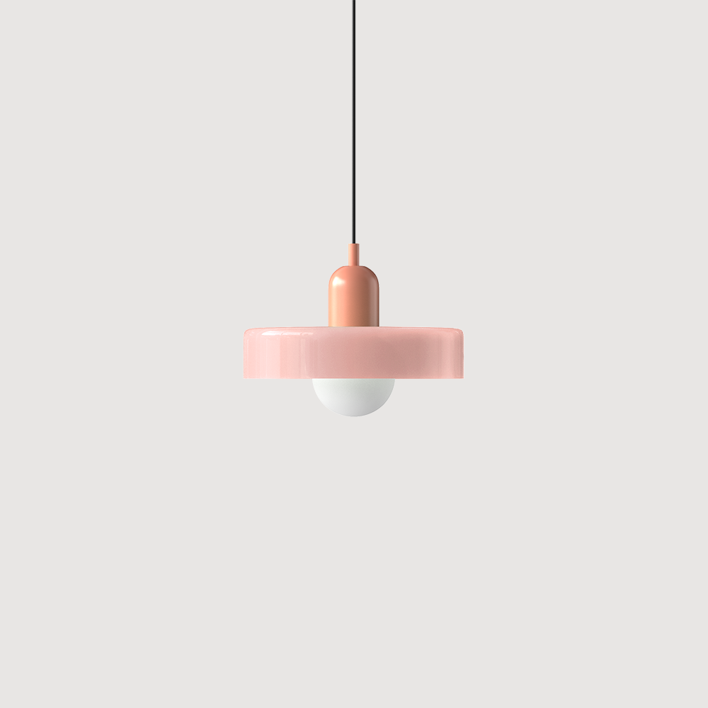 Bauhaus Färgglad Glas Hänglampa