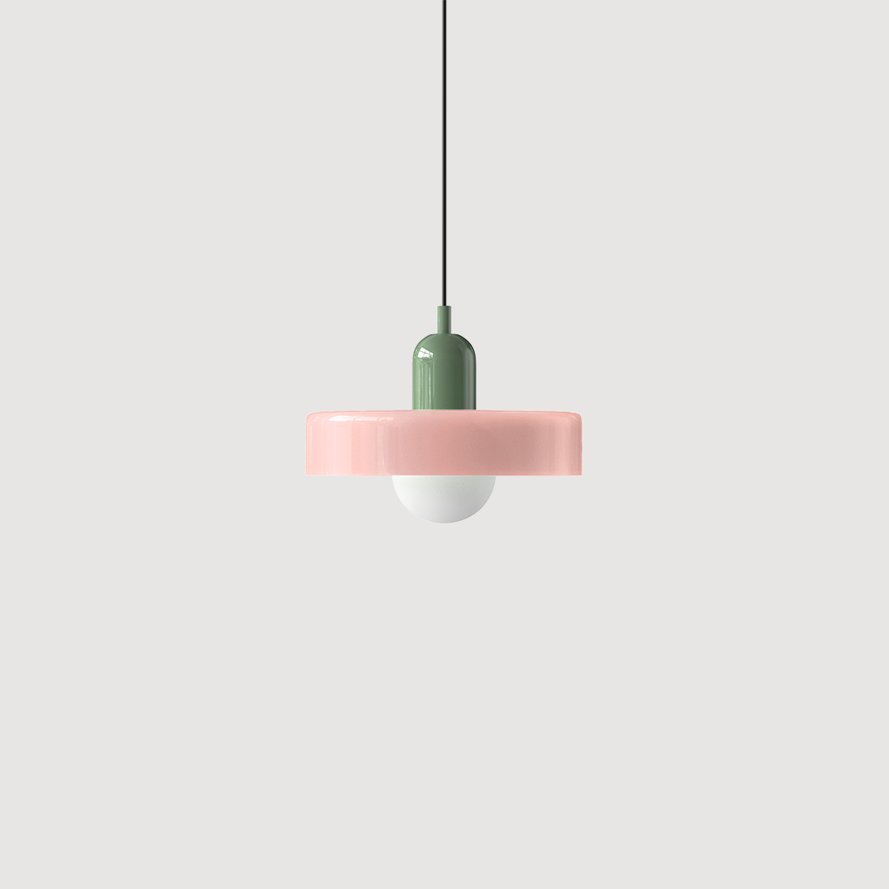 Bauhaus Färgglad Glas Hänglampa
