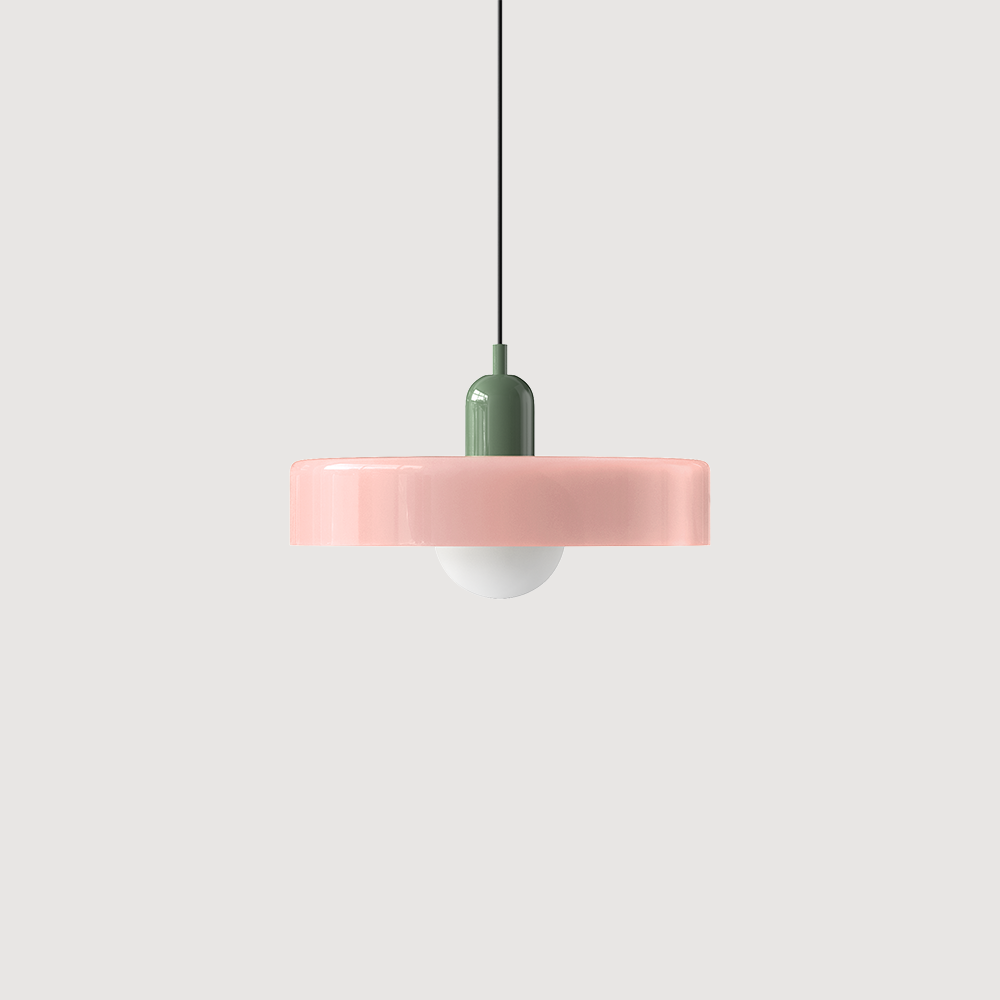 Bauhaus Inspired Colorful Glass Pendant Lamp
