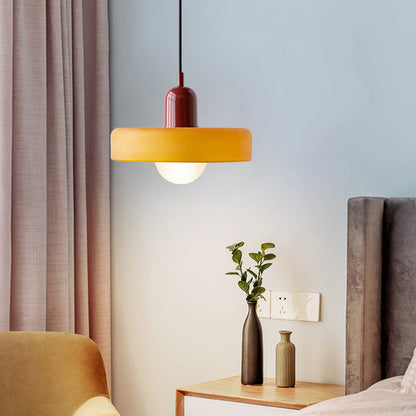 Bauhaus Färgglad Glas Hänglampa