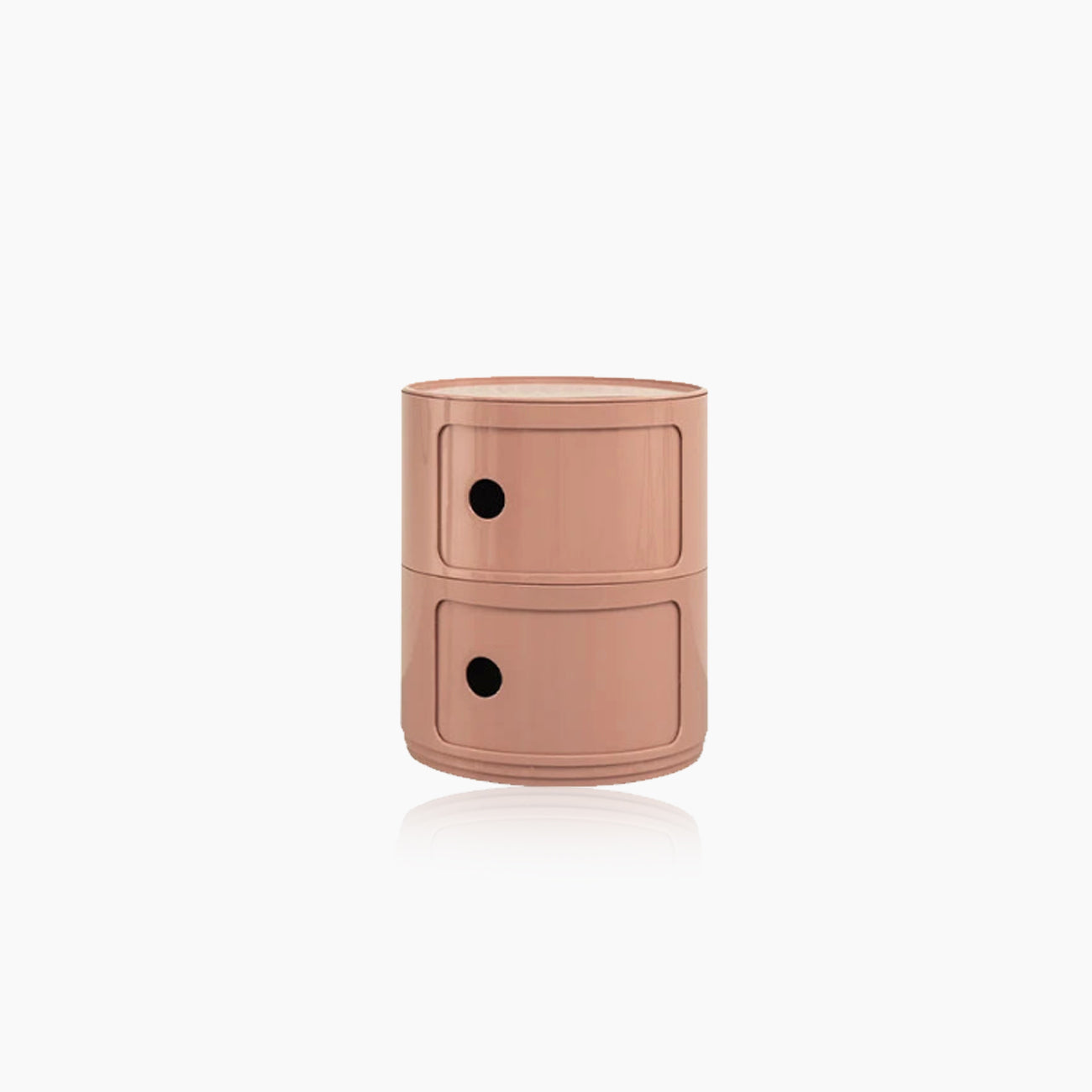 Nera Krog | Fatformad design-sidobord med trähylla