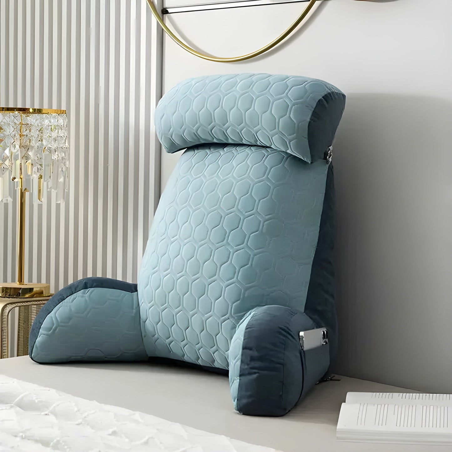 ComfortPeak Pillow - Kylande latex ryggstöd huvudkudde